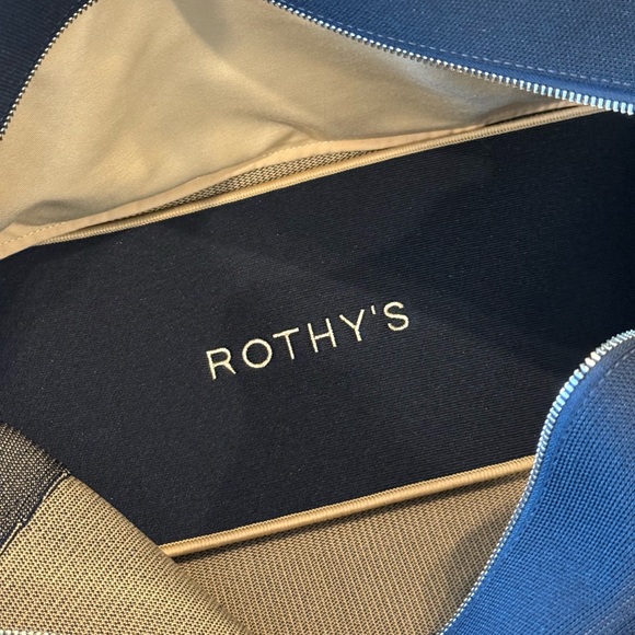 Rothy's Black and Tan Tote Bag - Picture 5 of 11